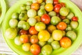 Cherry tomato for sale at local Thai market Royalty Free Stock Photo