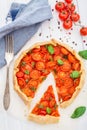 Cherry tomato tart