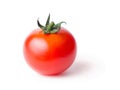 Cherry tomato on white Royalty Free Stock Photo