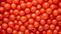 Cherry tomatoes background, close up shot, top view Royalty Free Stock Photo
