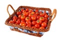 Cherry tomatoes basket Royalty Free Stock Photo