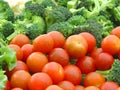 Cherry Tomatoes and Broccoli