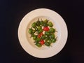 Cherry tomatoes harvest. Summer is over. Royalty Free Stock Photo