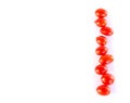 Cherry tomatoes isolated on white background, food healhty concept Royalty Free Stock Photo