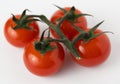 Cherry tomatoes on a light background close-up Royalty Free Stock Photo