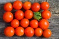 Cherry tomatoes in studio Royalty Free Stock Photo