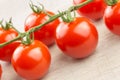 Cherry tomatoes on the vine