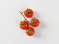 Cherry tomatoes on vine Royalty Free Stock Photo