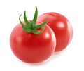 Cherry Tomatos isolated on white background Royalty Free Stock Photo