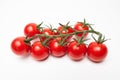 Cherry tomatos isolated on white Royalty Free Stock Photo