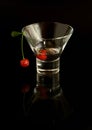 Cherry in vermouth