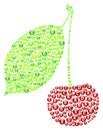 Cherry Vitamins Concept Royalty Free Stock Photo