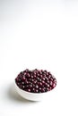 Cherry on a white background, a beautiful screensaver on your phone, a web article about cooking and the benefits of