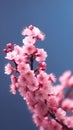 Cherry blossom flower copy space blurred background Royalty Free Stock Photo