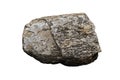 A big Chert rock stone isolated on a white background.