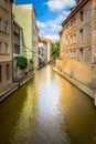 Chertovka river in Prague