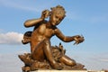 Cherub on Alexandre III bridge in Paris Royalty Free Stock Photo