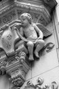 Cherub in Architectural Details, NY City Building