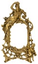 Cherub Gold Picture Frame Royalty Free Stock Photo