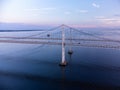 Chesapeake Bay Bridge Aerial Photo Royalty Free Stock Photo