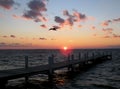 Chesapeake Bay Sunset Royalty Free Stock Photo