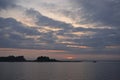 Chesapeake Bay at sunset Royalty Free Stock Photo