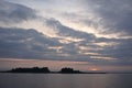 Chesapeake Bay at sunset Royalty Free Stock Photo