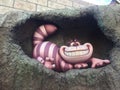 Cheshire cat detail at disneyland los angeles