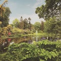 Cheshire Country Garden Royalty Free Stock Photo