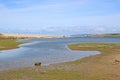 Chesil Bank and the Fleet Basin Royalty Free Stock Photo