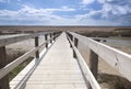 Chesil beach boardwalk Royalty Free Stock Photo