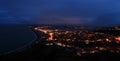 Chesil beach at night Royalty Free Stock Photo