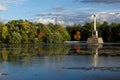 Chesme Column in Catherine park, St. Petersburg, Russia