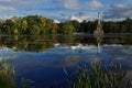 Chesme Column in Catherine park, St. Petersburg, Russia