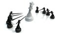 Chess battle 1 Royalty Free Stock Photo