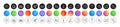 Chess, Bitcoin system and Copy documents line icons. For web app, printing. Round icon buttons. Vector