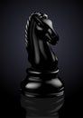 Chess Black Knight - Vector