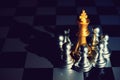 Chess board game, business competitive concept Royalty Free Stock Photo