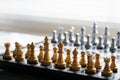 Chess board game represent to business strategy, planning, decision, and competition concept