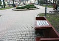 Chess board square in Ivano-Frankivsk