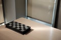 Chess box on the desk Royalty Free Stock Photo