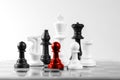 Chess business concept, leader & success