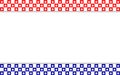American flag symbols patriotic decorative border. Royalty Free Stock Photo