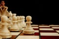 Chess conflict Royalty Free Stock Photo