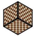 Chess cube abstract