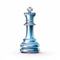 International Chess Day. July 20. Side view. Closeup. White background. Illustration. Ai generated Royalty Free Stock Photo