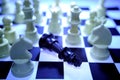 Chess defeat Royalty Free Stock Photo
