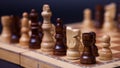 Chess, different chess pieces at random. The concept of a multinational working group,