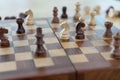 Chess figure business game