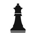 Chess figure isolated vector icon. Winner, battle concept design Royalty Free Stock Photo